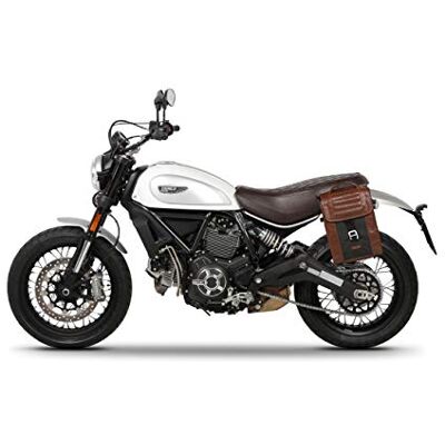 SHAD SR Side Bag Holder Ducati Scrambler 800 Icon/Classic, TU, 3m G13 Hotrod Red SHAD SR Side Bag Holder Ducati Scrambler 800 Icon/Classic, TU, 3m G13 Hotrod Red