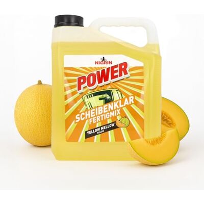 NIGRIN POWER Scheibenklar Fertigmix Melone 5 Liter Reinigungszusatz, Scheibenreiniger für Autoscheiben und Scheinwerfer, entfernt hartnäckige Verschmutzungen, schlierenfrei klare Sicht, ab 5 °C NIGRIN POWER Scheibenklar Fertigmix Melone 5 Liter Reinigungszusatz, Scheibenreiniger für Autoscheiben und Scheinwerfer, entfernt hartnäckige Verschmutzungen, schlierenfrei klare Sicht, ab 5 °C