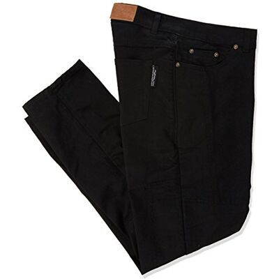 Bikers Gear Australia Damen Motorradjeans CE Knie Gepanzert KEVLAR Stretch Denim, Schwarz, UK 18R EU 46R, XXL Bikers Gear Australia Damen Motorradjeans CE Knie Gepanzert KEVLAR Stretch Denim, Schwarz, UK 18R EU 46R, XXL