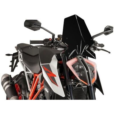 Puig 9692F New Generation Naked Touring Aerodynamik, Dunkel Getönt Stark getönt, mit ABE, für KTM 1290 Superduke R Bj. 2017 2019 Puig 9692F New Generation Naked Touring Aerodynamik, Dunkel Getönt Stark getönt, mit ABE, für KTM 1290 Superduke R Bj. 2017 2019