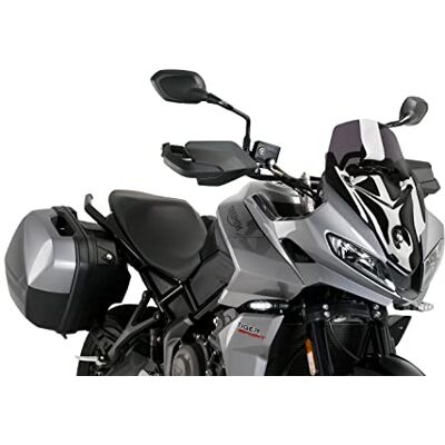 Puig 21318F Sport-Scheibe kompakt und aerodynamisch aus hochschlagfestem Acryl mit abgerundetem Profil und sportlichem Design zur Verbesserung von Schutz und Sichtbarkeit, Dunkel getönt Puig 21318F Sport-Scheibe kompakt und aerodynamisch aus hochschlagfestem Acryl mit abgerundetem Profil und sportlichem Design zur Verbesserung von Schutz und Sichtbarkeit, Dunkel getönt