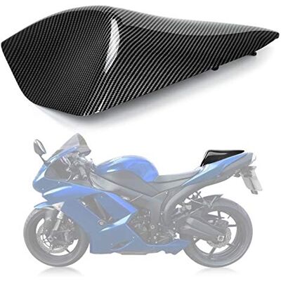 PSLER Soziusabdeckung Stuhlkappe Rücksitzbank, Rücksitzabdeckung Verkleidung Heckspoiler Schutz für Kawasaki Ninja ZX6R 2007-2008 (Kohlenstoff) PSLER Soziusabdeckung Stuhlkappe Rücksitzbank, Rücksitzabdeckung Verkleidung Heckspoiler Schutz für Kawasaki Ninja ZX6R 2007-2008 (Kohlenstoff)
