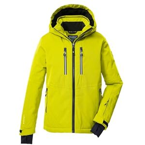 Killtec Jungen Skijacke/Funktionsjacke mit Kapuze und Schneefang KSW 191 BYS SKI JCKT, lime, 176, 43474-000 Killtec Jungen Skijacke/Funktionsjacke mit Kapuze und Schneefang KSW 191 BYS SKI JCKT, lime, 176, 43474-000