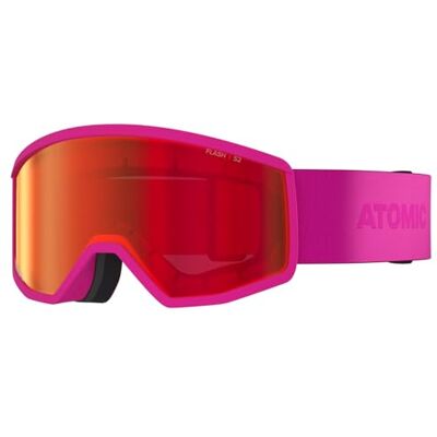 Atomic FOUR JR XS FLASH Kinder-Skibrille I Extra kleine Ski- & Snowboardbrille mit Flash Scheibentechnologie für klare Sicht I Unisex-Ski-Brille mit Live Fit Rahmen für individuelle Passform Atomic FOUR JR XS FLASH Kinder-Skibrille I Extra kleine Ski- & Snowboardbrille mit Flash Scheibentechnologie für klare Sicht I Unisex-Ski-Brille mit Live Fit Rahmen für individuelle Passform