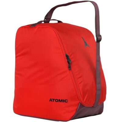 Atomic Boot Bag in Rot I Praktische Snowboard/Skischuhtasche für den Winter- & Sommerurlaub I Skischuhaufbewahrung für EIN Paar Boots I Schmutzresistente Reisetasche mit Schultergurt & Tragegriff Atomic Boot Bag in Rot I Praktische Snowboard/Skischuhtasche für den Winter- & Sommerurlaub I Skischuhaufbewahrung für EIN Paar Boots I Schmutzresistente Reisetasche mit Schultergurt & Tragegriff