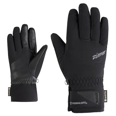 Ziener Damen KLENN-Z Ski-Handschuhe/Wintersport Gore-Tex, Primaloft, PFC frei, Black, 8 Ziener Damen KLENN-Z Ski-Handschuhe/Wintersport Gore-Tex, Primaloft, PFC frei, Black, 8