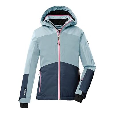 Killtec Mädchen Skijacke/Funktionsjacke mit Kapuze und Schneefang KSW 196 GRLS SKI JCKT, hell rauchblau/nachtblau/hellblau, 152, 43486-000 Killtec Mädchen Skijacke/Funktionsjacke mit Kapuze und Schneefang KSW 196 GRLS SKI JCKT, hell rauchblau/nachtblau/hellblau, 152, 43486-000