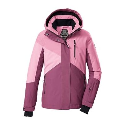 Killtec Mädchen Skijacke/Funktionsjacke mit Kapuze und Schneefang KSW 209 GRLS SKI JCKT, dunkel himbeere/hell himbeere/hell rose, 152, 43563-000 Killtec Mädchen Skijacke/Funktionsjacke mit Kapuze und Schneefang KSW 209 GRLS SKI JCKT, dunkel himbeere/hell himbeere/hell rose, 152, 43563-000