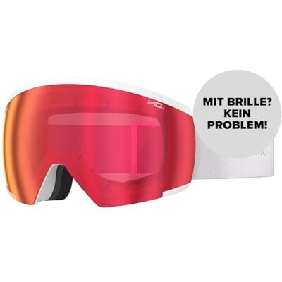 Atomic REDSTER M HD Skibrille WhiteI Mittelgroße Ski- & Snowboardbrille mit HD Scheibentechnologie für klare Sicht I Damen- & Herren-Ski-Brille mit Live Fit Rahmen für individuelle Passform Atomic REDSTER M HD Skibrille WhiteI Mittelgroße Ski- & Snowboardbrille mit HD Scheibentechnologie für klare Sicht I Damen- & Herren-Ski-Brille mit Live Fit Rahmen für individuelle Passform