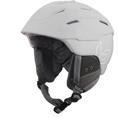 Bollé Cliff, Lightest Grey & White Matte, No Lens Reference, Small, Snow Helmets, Unisex, Adult Bollé Cliff, Lightest Grey & White Matte, No Lens Reference, Small, Snow Helmets, Unisex, Adult