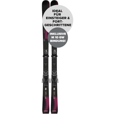 Atomic Cloud CL Black Damenski I Damen-Skier für Einsteiger & mittelgute Fahrerinnen I Ski mit Bend-X Technologie für mühelose Schwünge I Mit Densolite Core für optimale Dämpfung Atomic Cloud CL Black Damenski I Damen-Skier für Einsteiger & mittelgute Fahrerinnen I Ski mit Bend-X Technologie für mühelose Schwünge I Mit Densolite Core für optimale Dämpfung