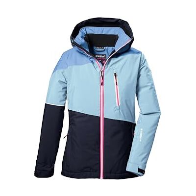 Killtec Mädchen Skijacke/Funktionsjacke mit Kapuze und Schneefang KSW 331 GRLS SKI JCKT, hell denim, 128, 42091-000 Killtec Mädchen Skijacke/Funktionsjacke mit Kapuze und Schneefang KSW 331 GRLS SKI JCKT, hell denim, 128, 42091-000
