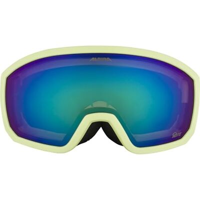 ALPINA Kinder Scarabeo Jr. Q-lite Skibrille, sunny-lime m., One Size ALPINA Kinder Scarabeo Jr. Q-lite Skibrille, sunny-lime m., One Size
