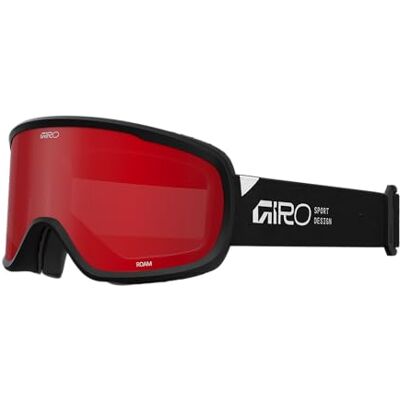 Giro Snow Roam Schneebrille Ski & Snowboardbrille EXV Weitsicht, Anti-Fog, OTG geeignet, Ersatzscheibe für schlechtes Wetter, Helm-kompatibel Farbe Roam Black amber scarlet/yellow - Giro Snow Roam Schneebrille Ski & Snowboardbrille EXV Weitsicht, Anti-Fog, OTG geeignet, Ersatzscheibe für schlechtes Wetter, Helm-kompatibel Farbe Roam Black amber scarlet/yellow -