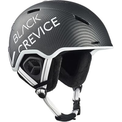 Black Crevice Skihelm Vail, matt schwarz Carbon/weiß, M (55-58 cm)… Black Crevice Skihelm Vail, matt schwarz Carbon/weiß, M (55-58 cm)…