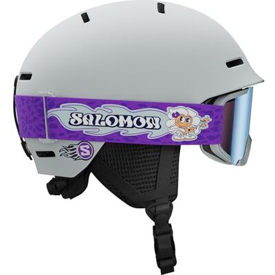 Salomon PLAYER COMBO Helmet, Kids Ski and Snowboard Helmet For Snowboarding, Mountain Safety, Outdoor Sports Salomon PLAYER COMBO Helmet, Kids Ski and Snowboard Helmet For Snowboarding, Mountain Safety, Outdoor Sports