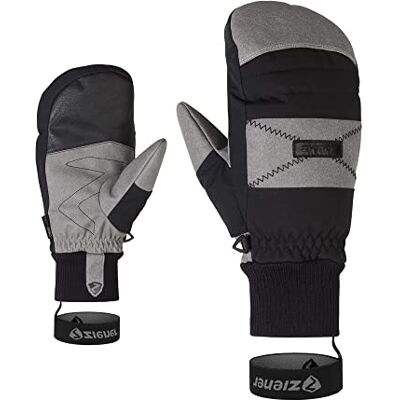 Ziener Herren GENDON Ski-Fäustling/Wintersport atmungsaktiv, wasserdicht, trendig, Black, 7 Ziener Herren GENDON Ski-Fäustling/Wintersport atmungsaktiv, wasserdicht, trendig, Black, 7
