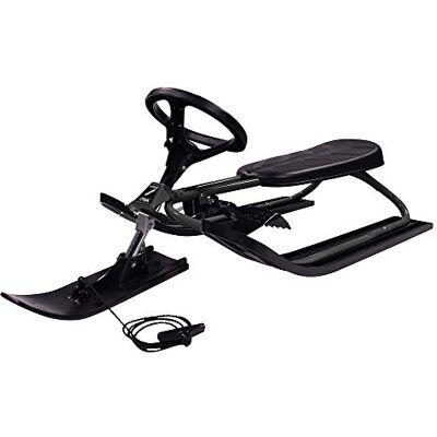 Stiga Snowracer Iconic Robuster Lenkschlitten für Kinder ab 5 Jahren mit Stahlrahmen, Bremse und Zugseil, Max. Belastung 80 kg Ideal für Winterspaß Stiga Snowracer Iconic Robuster Lenkschlitten für Kinder ab 5 Jahren mit Stahlrahmen, Bremse und Zugseil, Max. Belastung 80 kg Ideal für Winterspaß