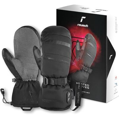 Reusch beheizbare Ski-Fäustlinge für Herren & Damen touchscreenfähig besonders warm, wasserdicht & atmungsaktiv, wiederaufladbar, beheizte Winterhandschuhe, Advanced Heat R-TEX XT Mitten Reusch beheizbare Ski-Fäustlinge für Herren & Damen touchscreenfähig besonders warm, wasserdicht & atmungsaktiv, wiederaufladbar, beheizte Winterhandschuhe, Advanced Heat R-TEX XT Mitten