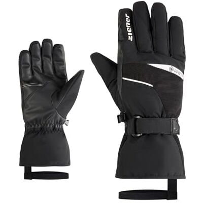 Ziener Herren GALERIUS-Z Ski-Handschuhe/Wintersport Gore-Tex, Lange Stulpe, PFC frei, Black.White, 9,5 Ziener Herren GALERIUS-Z Ski-Handschuhe/Wintersport Gore-Tex, Lange Stulpe, PFC frei, Black.White, 9,5