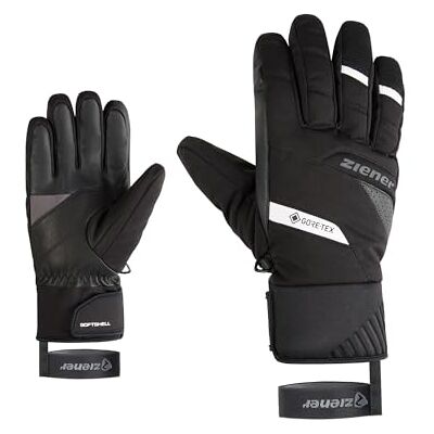 Ziener Herren GOKONI-Z Ski-Handschuhe/Wintersport Gore-Tex, Soft-Shell, atmungsaktiv, Black, 8 Ziener Herren GOKONI-Z Ski-Handschuhe/Wintersport Gore-Tex, Soft-Shell, atmungsaktiv, Black, 8