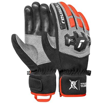 Reusch Ski Racing Handschuhe für Herren & Damen Knöchel- & Fingerschutz warme, wasserdichte, atmungsaktive & robuste Rennhandschuhe mit Ziegenleder, Größe 6,5-11, Worldcup Warrior R-TEX XT Reusch Ski Racing Handschuhe für Herren & Damen Knöchel- & Fingerschutz warme, wasserdichte, atmungsaktive & robuste Rennhandschuhe mit Ziegenleder, Größe 6,5-11, Worldcup Warrior R-TEX XT