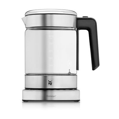 WMF Küchenminis 2 in 1 Vario Wasserkocher mit Temperatureinstellung, 1,0l, 1900 W, Teekocher Glas mit Teebeutelhalter und Sieb WMF Küchenminis 2 in 1 Vario Wasserkocher mit Temperatureinstellung, 1,0l, 1900 W, Teekocher Glas mit Teebeutelhalter und Sieb