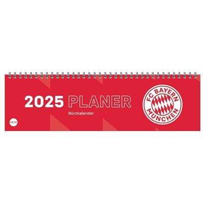 Heye FC Bayern München Wochenquerplaner 2025: Terminkalender mit historischen Fakten und Rekorden des FC Bayern. 32,5 x 9,3 cm. Querformat (Bundesliga Kalender ) Heye FC Bayern München Wochenquerplaner 2025: Terminkalender mit historischen Fakten und Rekorden des FC Bayern. 32,5 x 9,3 cm. Querformat (Bundesliga Kalender )