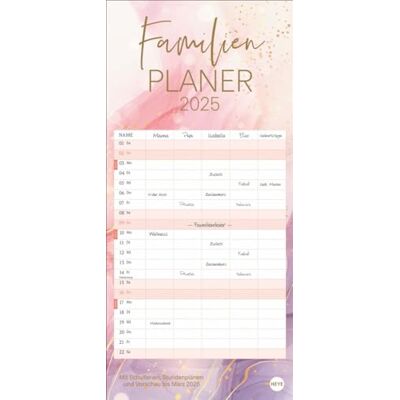 Heye Watercolor Familienplaner 2025: Großer Familienkalender mit viel Platz für Termine und schönem Design: Organisationstool und Blickfang in einem! Kalender 2025 mit 5 Spalten. (Familienplaner ) Heye Watercolor Familienplaner 2025: Großer Familienkalender mit viel Platz für Termine und schönem Design: Organisationstool und Blickfang in einem! Kalender 2025 mit 5 Spalten. (Familienplaner )
