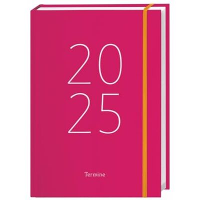 Heye Tages-Kalenderbuch A6, pink 2025: Pinker Terminkalender mit Schulferien und Feiertagen. Buch-Kalender mit Lesebändchen und Gummiband. Taschenkalender 2025 zum Planen von Terminen (Kalenderbücher ) Heye Tages-Kalenderbuch A6, pink 2025: Pinker Terminkalender mit Schulferien und Feiertagen. Buch-Kalender mit Lesebändchen und Gummiband. Taschenkalender 2025 zum Planen von Terminen (Kalenderbücher )