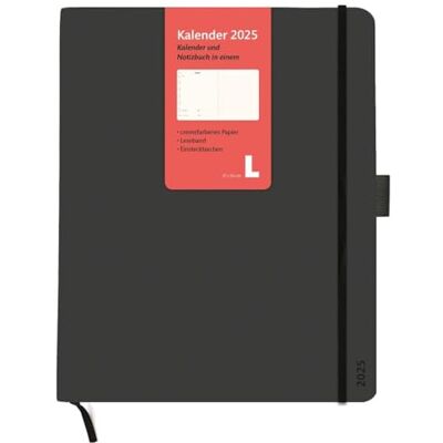 Heye Kombitimer schwarz groß 2025: Schwarzer Terminkalender 2025. Buch-Kalender mit Lesebändchen und Gummiband. Großer Taschenkalender zum Planen von Terminen. (Kalenderbücher ) Heye Kombitimer schwarz groß 2025: Schwarzer Terminkalender 2025. Buch-Kalender mit Lesebändchen und Gummiband. Großer Taschenkalender zum Planen von Terminen. (Kalenderbücher )