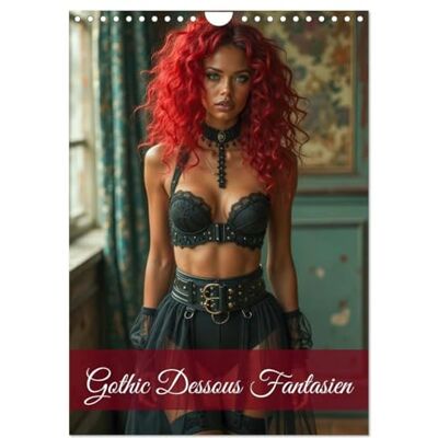 CALVENDO Gothic Dessous Fantasien (Wandkalender 2026 DIN A4 hoch), Monatskalender: Verführerische Gothic Frauen ( Erotik) CALVENDO Gothic Dessous Fantasien (Wandkalender 2026 DIN A4 hoch), Monatskalender: Verführerische Gothic Frauen ( Erotik)