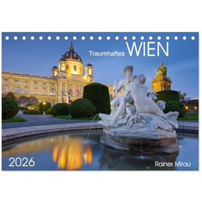 CALVENDO Traumhaftes Wien 2026 (Tischkalender 2026 DIN A5 quer), Monatskalender: 12 atemberaubende Fotografien aus dem facettenreichen Wien ( Orte) CALVENDO Traumhaftes Wien 2026 (Tischkalender 2026 DIN A5 quer), Monatskalender: 12 atemberaubende Fotografien aus dem facettenreichen Wien ( Orte)