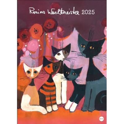 Heye Rosina Wachtmeister Edition Kalender 2025: Die charakteristischen Katzen in einem hochwertigen Kunstkalender, in Szene gesetzt mit Gold- und Silberprägung. Wandkalender XL. Heye Rosina Wachtmeister Edition Kalender 2025: Die charakteristischen Katzen in einem hochwertigen Kunstkalender, in Szene gesetzt mit Gold- und Silberprägung. Wandkalender XL.