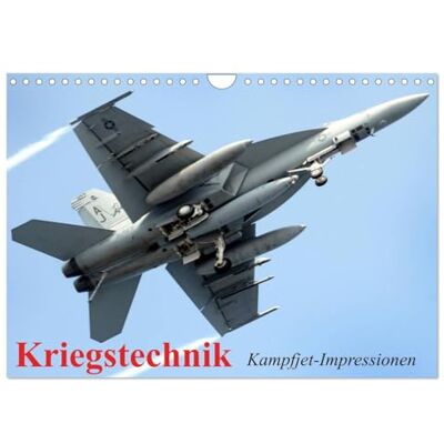 CALVENDO Kriegstechnik. Kampfjet-Impressionen (Wandkalender 2026 DIN A4 quer), Monatskalender: Die Kriegstechnik der U.S. Luftwaffe in tollen Bildern ( Technologie) CALVENDO Kriegstechnik. Kampfjet-Impressionen (Wandkalender 2026 DIN A4 quer), Monatskalender: Die Kriegstechnik der U.S. Luftwaffe in tollen Bildern ( Technologie)