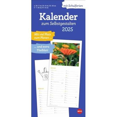 Heye Kalender zum Selbstgestalten 2025: Blanko-Kalender zum Basteln mit extra Titelblatt für Ihr persönliches Kalender-Kunstwerk. Foto- und Bastelkalender 2025. 16 x 34 cm. (Foto-/Bastelkalender ) Heye Kalender zum Selbstgestalten 2025: Blanko-Kalender zum Basteln mit extra Titelblatt für Ihr persönliches Kalender-Kunstwerk. Foto- und Bastelkalender 2025. 16 x 34 cm. (Foto-/Bastelkalender )