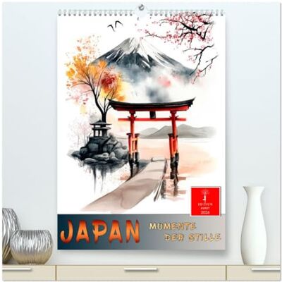 CALVENDO Japan Momente der Stille (hochwertiger Premium Wandkalender 2026 DIN A2 hoch), Kunstdruck in Hochglanz: Meisterwerke der japanischen Malerei und Kunst. ( Kunst) CALVENDO Japan Momente der Stille (hochwertiger Premium Wandkalender 2026 DIN A2 hoch), Kunstdruck in Hochglanz: Meisterwerke der japanischen Malerei und Kunst. ( Kunst)