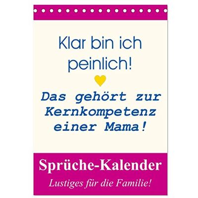 CALVENDO Sprüche-Kalender. Lustiges für die Familie! (Tischkalender 2026 DIN A5 hoch), Monatskalender: Ein humorvoller Familienkalender mit witzigen Sprüchen! ( Menschen) CALVENDO Sprüche-Kalender. Lustiges für die Familie! (Tischkalender 2026 DIN A5 hoch), Monatskalender: Ein humorvoller Familienkalender mit witzigen Sprüchen! ( Menschen)
