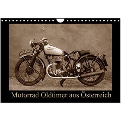CALVENDO Motorrad Oldtimer aus Österreich (Wandkalender 2026 DIN A4 quer), Monatskalender: Motorrad Veteranen und Klassiker der besonderen Art ( Mobilitaet) CALVENDO Motorrad Oldtimer aus Österreich (Wandkalender 2026 DIN A4 quer), Monatskalender: Motorrad Veteranen und Klassiker der besonderen Art ( Mobilitaet)