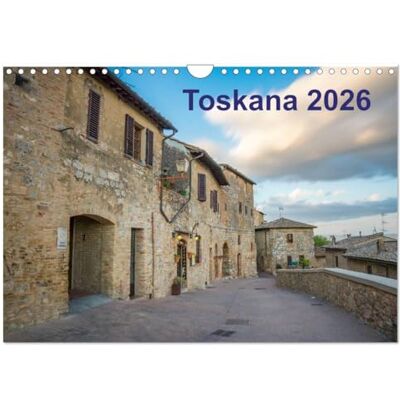 CALVENDO Toskana 2026 (Wandkalender 2026 DIN A4 quer), Monatskalender: Toskana einfach genießen ( Orte) CALVENDO Toskana 2026 (Wandkalender 2026 DIN A4 quer), Monatskalender: Toskana einfach genießen ( Orte)