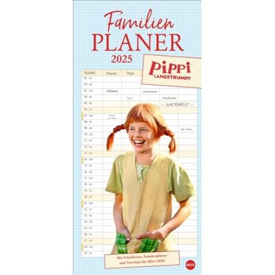 Heye Pippi Langstrumpf Familienplaner 2025: Terminkalender 2025 mit Fotos aus den Kult-Filmen. Familienkalender mit 5 Spalten. Familien-Wandkalender mit Schulferien und Stundenplänen. (Familienplaner ) Heye Pippi Langstrumpf Familienplaner 2025: Terminkalender 2025 mit Fotos aus den Kult-Filmen. Familienkalender mit 5 Spalten. Familien-Wandkalender mit Schulferien und Stundenplänen. (Familienplaner )