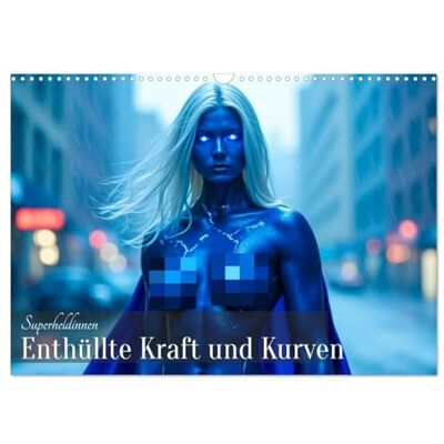 CALVENDO Superheldinnen Enthüllte Kraft und Kurven (Wandkalender 2026 DIN A3 quer), Monatskalender: Ein epischer Kunstkalender mit selbstbewussten, verführerischen Superheldinnen. ( Erotik) CALVENDO Superheldinnen Enthüllte Kraft und Kurven (Wandkalender 2026 DIN A3 quer), Monatskalender: Ein epischer Kunstkalender mit selbstbewussten, verführerischen Superheldinnen. ( Erotik)