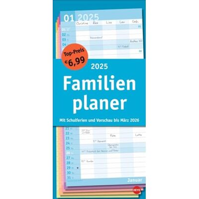 Heye Basic Familienplaner 2025: Praktischer Wandplaner mit 5 Spalten. Familien-Wandkalender mit Schulferien und 3-Monats-Ausblick. Terminkalender 2025. (Basic Planer ) Heye Basic Familienplaner 2025: Praktischer Wandplaner mit 5 Spalten. Familien-Wandkalender mit Schulferien und 3-Monats-Ausblick. Terminkalender 2025. (Basic Planer )