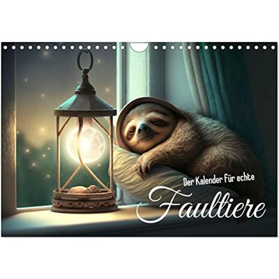 CALVENDO Der Kalender für echte Faultiere (Wandkalender 2026 DIN A4 quer), Monatskalender ( Tiere) CALVENDO Der Kalender für echte Faultiere (Wandkalender 2026 DIN A4 quer), Monatskalender ( Tiere)