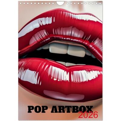 CALVENDO Pop Artbox (Wandkalender 2026 DIN A4 hoch), Monatskalender: Der Pop Art Kalender mit kunstvollen Pop Art Motiven ( Kunst) CALVENDO Pop Artbox (Wandkalender 2026 DIN A4 hoch), Monatskalender: Der Pop Art Kalender mit kunstvollen Pop Art Motiven ( Kunst)