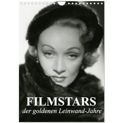 CALVENDO Filmstars der goldenen Leinwandjahre (Wandkalender 2026 DIN A4 hoch), Monatskalender: Die legendären Diven der goldenen Kinojahre ( Menschen) CALVENDO Filmstars der goldenen Leinwandjahre (Wandkalender 2026 DIN A4 hoch), Monatskalender: Die legendären Diven der goldenen Kinojahre ( Menschen)