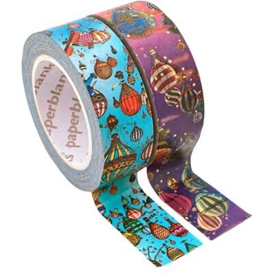 Paperblanks Balloon Festival/Sunset Ride Washi Tape Mixed Pack ( Washi Tape) Paperblanks Balloon Festival/Sunset Ride Washi Tape Mixed Pack ( Washi Tape)