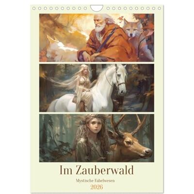 CALVENDO Im Zauberwald. Mystische Fabelwesen (Wandkalender 2026 DIN A4 hoch), Monatskalender: Es war einmal an einem geheimen Ort ... ( Hobbys) CALVENDO Im Zauberwald. Mystische Fabelwesen (Wandkalender 2026 DIN A4 hoch), Monatskalender: Es war einmal an einem geheimen Ort ... ( Hobbys)
