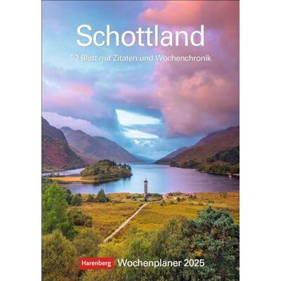 Harenberg Schottland Wochenplaner 2025 53 Blatt mit Zitaten und Wochenchronik: Schön und praktisch: Terminkalender mit tollen Fotos von Schottland, ... Organisatorisches (Wochenplaner ) Harenberg Schottland Wochenplaner 2025 53 Blatt mit Zitaten und Wochenchronik: Schön und praktisch: Terminkalender mit tollen Fotos von Schottland, ... Organisatorisches (Wochenplaner )