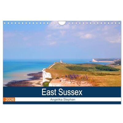 CALVENDO East Sussex (Wandkalender 2026 DIN A4 quer), Monatskalender: Eine Grafschaft im Südosten Englands ( Orte) CALVENDO East Sussex (Wandkalender 2026 DIN A4 quer), Monatskalender: Eine Grafschaft im Südosten Englands ( Orte)